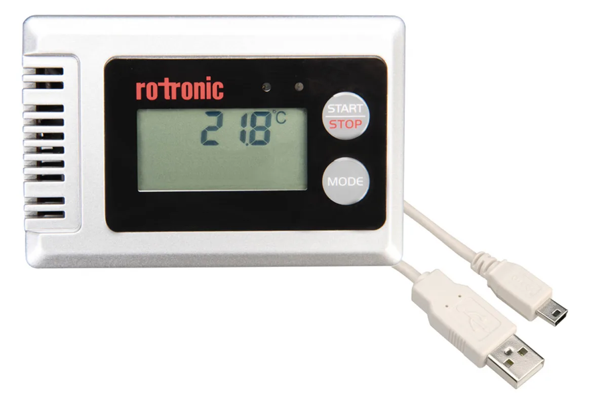 ROLINE HydroLog TL-1D Set Datenlogger Für Feuchte und Temperatur, Ansicht 2
