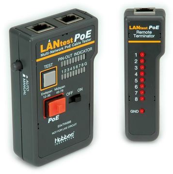 ROTRONIC-SECOMP Hobbes LANtest Multinetwork PoE - Netzwerktester-Set von LumaTech