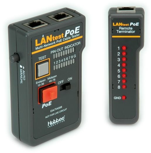 ROTRONIC-SECOMP Hobbes LANtest Multinetwork PoE - Netzwerktester-Set