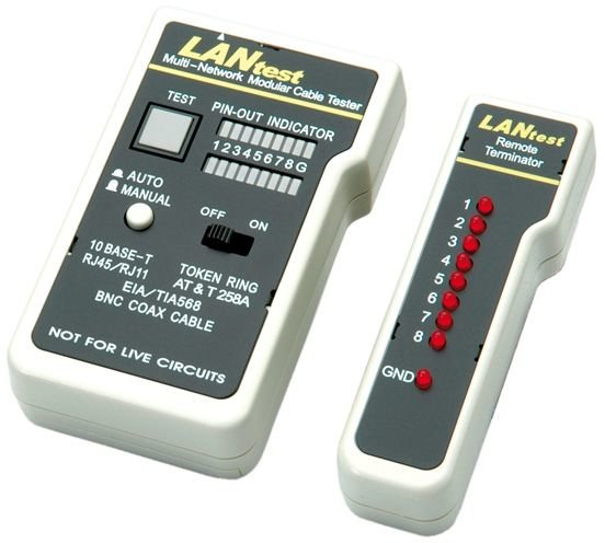 ROTRONIC-SECOMP LANtest Multinetwork Cable Tester - Netzkabel-Prüfungssatz