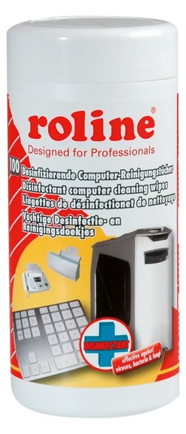 ROTRONIC-SECOMP Roline - Reinigungstücher (Wipes) - Multicolor (Packung mit 100 Stück)