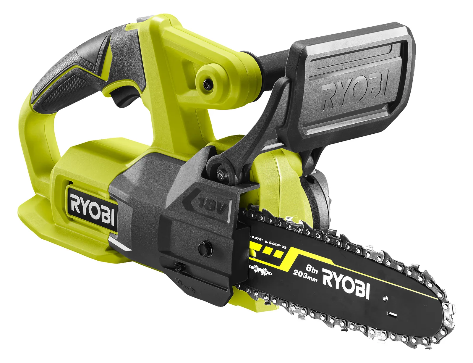 Ryobi ONE+ Akku-Kettensäge RY18CS20A-0 18Volt, Ansicht 2