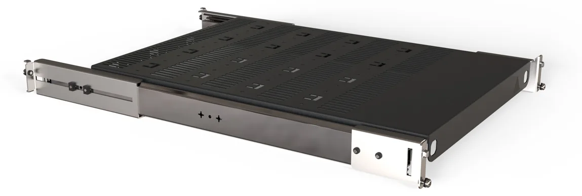SCHROFF 19"SHELF TELE.2U 700D RAL7021 - Rack-Zubehör, Ansicht 2