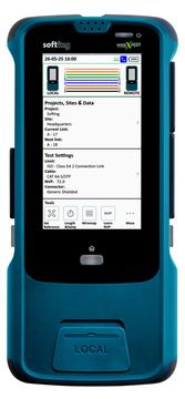 Softing IT Networks WireXpert MP C6A LAN Kupferkabel-Zertifizierer - Klasse D E EA F 600 von LumaTech