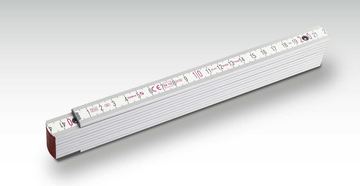 Stabila 01334 - Buche - Metrisch - cm - mm - Weiß - cm/mm - III
