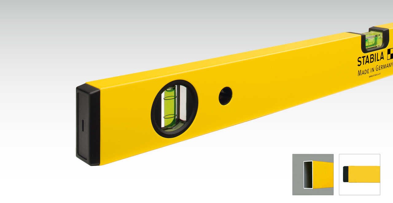 Stabila 02282 - Wasserwaage - 0,4 m - Gelb - 0,5 mm/m