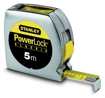 Stanley Bandmaß PowerLock mit Sichtfenster (Kunststoffgehäuse) - 90 mm - 40 mm - 150 mm - 206 g von LumaTech