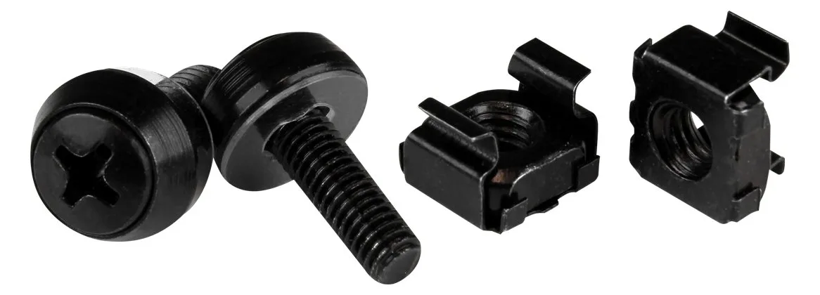 StarTech.com M5 x 12mm - Schrauben und Käfigmuttern - 50 Stück(e), Ansicht 2