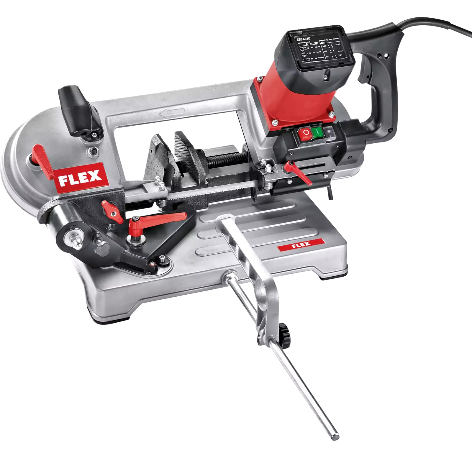 FLEX SBG 4910 Metall-Bandsäge mit schwenkbarem Sägerahmen
