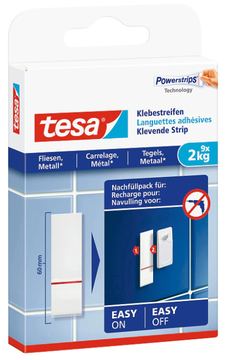 Tesa 77760 - Tape - Weiß - 5 s - Sichtverpackung - 9 Stück(e) von LumaTech