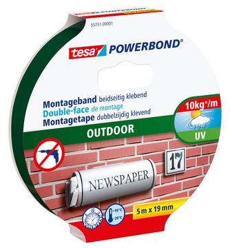 Tesa Powerbond - Doppelseitiges Klebeband - 19 mm x 5 m von LumaTech