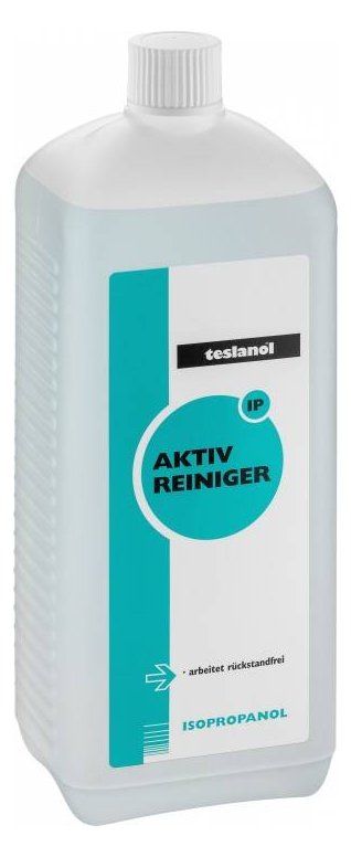 Teslanol Aktivreiniger Isopropanol 1000ml reinigt Glas Gummi Metalle