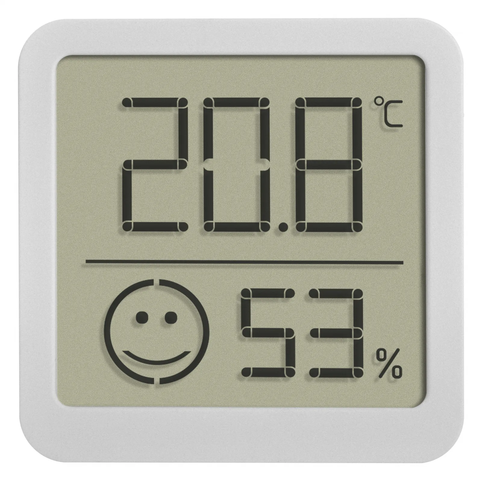TFA 30.5053.02 - Elektronisches Umgebungsthermometer - Drinnen/Draußen - Digital - Silber - Weiß - Kunststoff - Wand, Ansicht 2