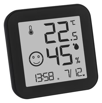 TFA 30.5054.01 - Elektronisches Umgebungsthermometer - Indoor - Digital - Schwarz - Weiß - Kunststoff - Wand