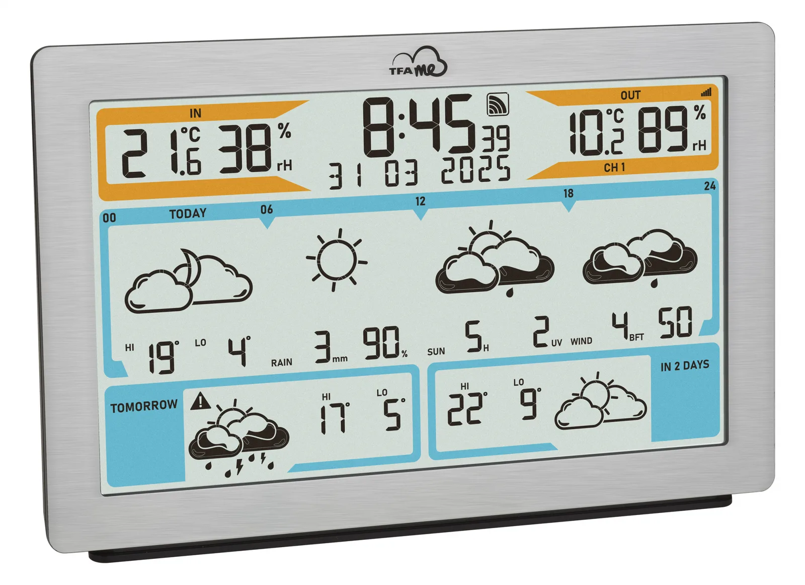 TFA me 35.8100.54 WLAN Wetterstation, Ansicht 2