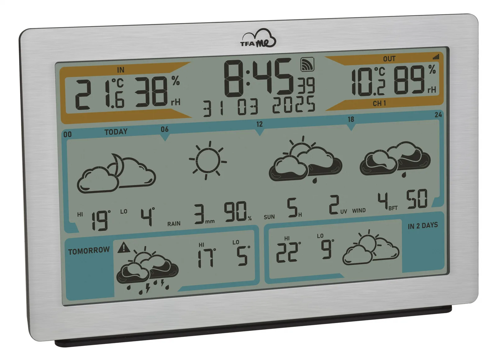 TFA me 35.8100.54 WLAN Wetterstation, Ansicht 4