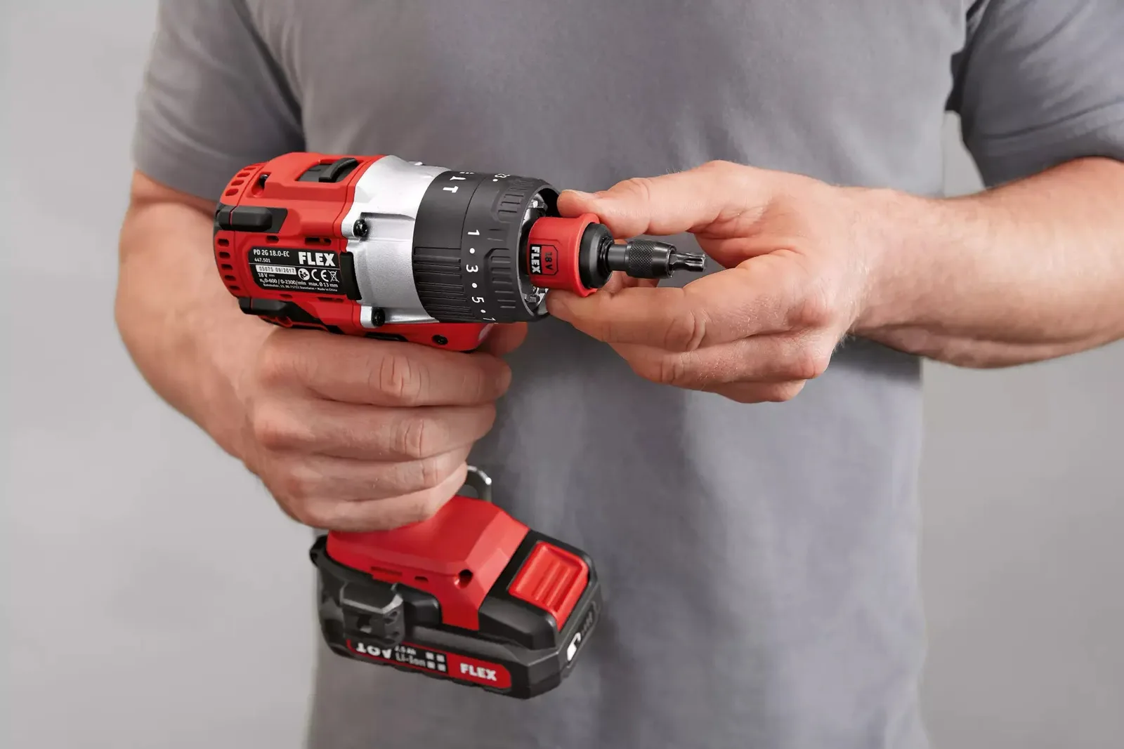 FLEX PD 2G 18.0-EC C Akku-Schlagbohrschrauber 2-Gang 18.0 V, Ansicht 4