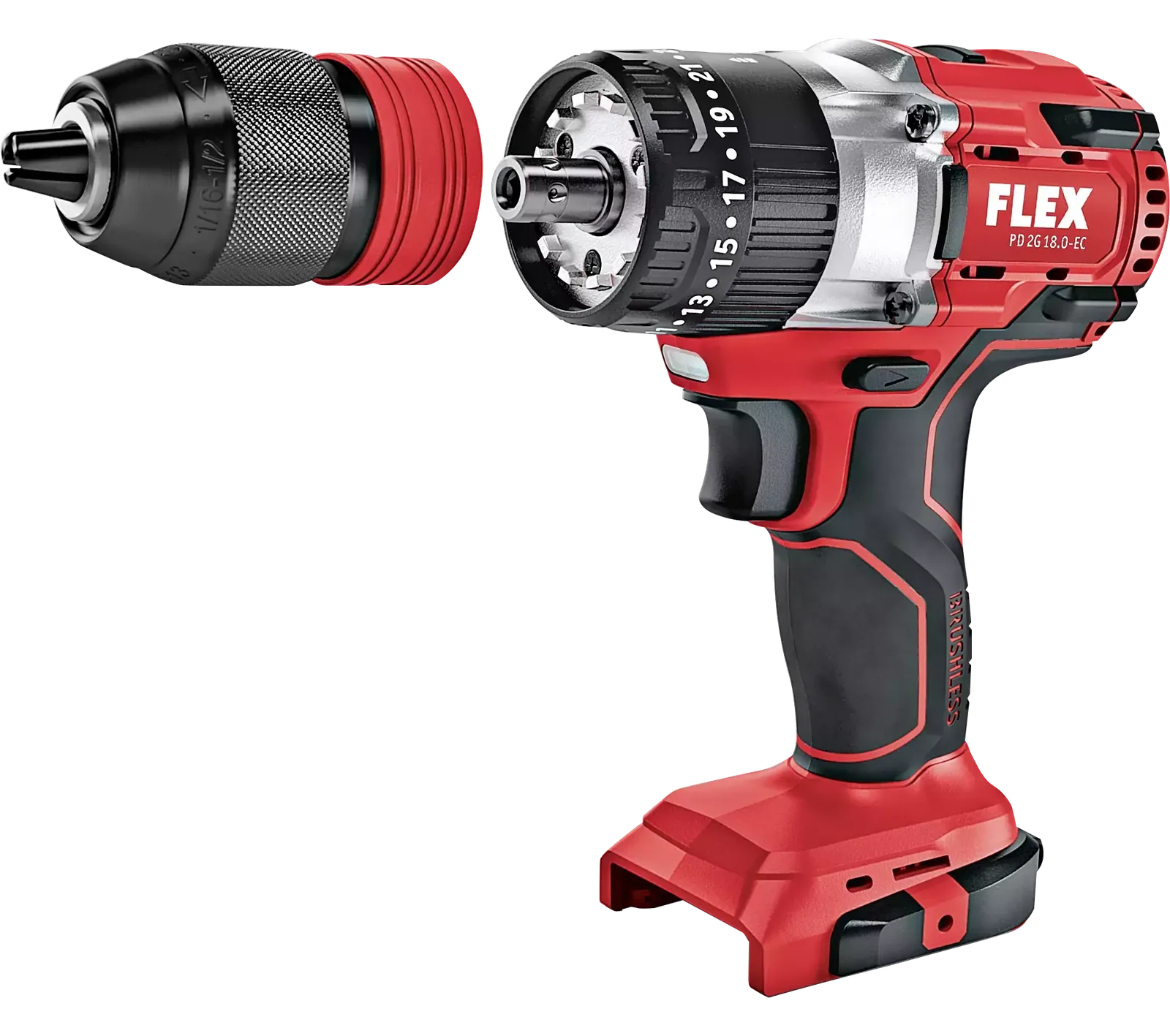 FLEX PD 2G 18.0-EC Akku-Schlagbohrschrauber 2-Gang 18.0 V, Ansicht 2