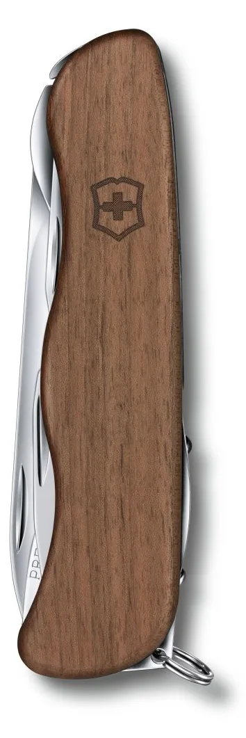 Victorinox Forester Wood - Messer mit Feststellklinge - Multi-Tool-Messer - Clippunkt - Walnuss - Walnuss - 10 Werkzeug, Ansicht 2