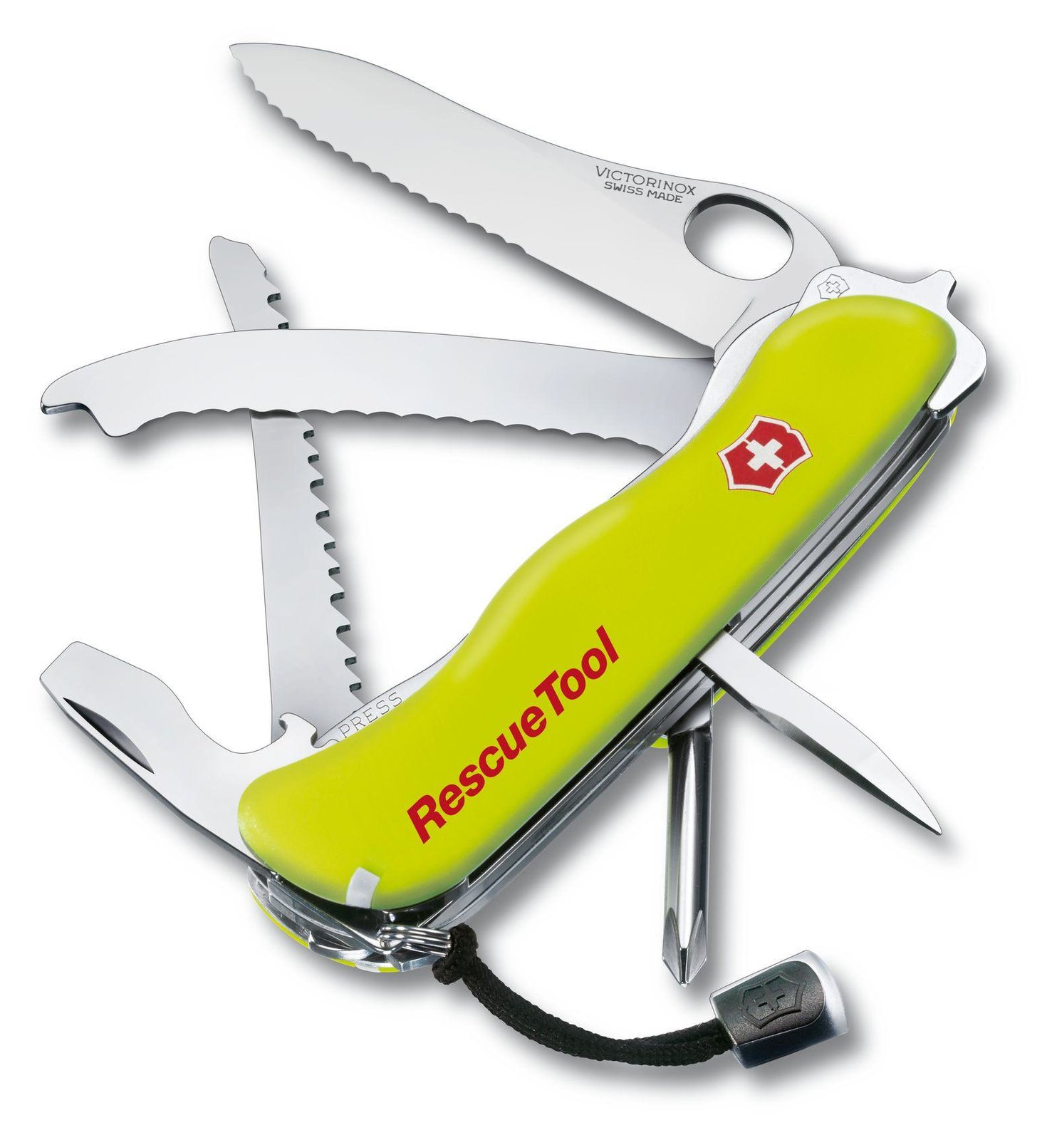 Victorinox RescueTool One Hand - Messer mit Feststellklinge - Multi-Tool-Messer - 21 mm - 170 g