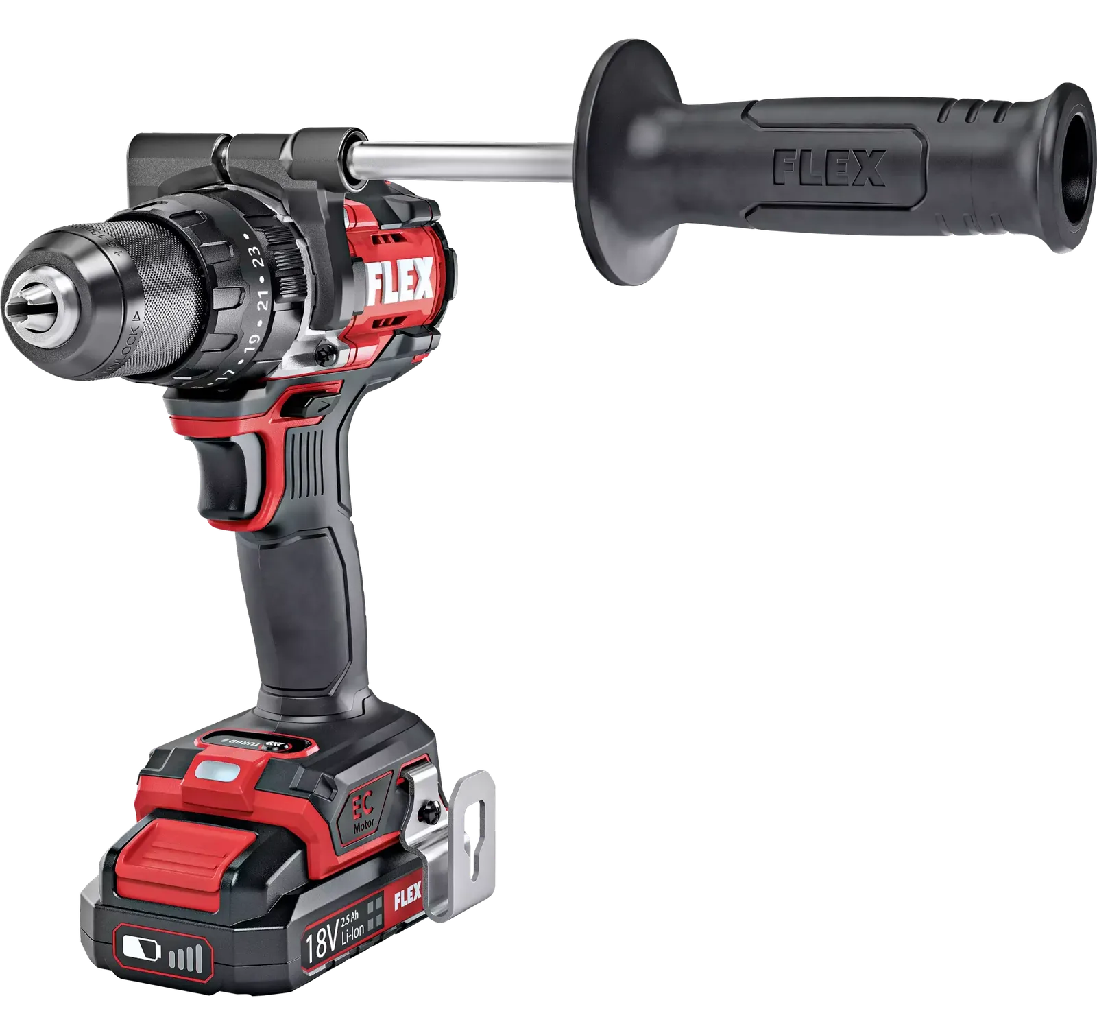 FLEX PD 2G 18.0-EC HD Akku--Schlagbohrschrauber 2-Gang 18.0V mit Turbo-Modus, Ansicht 5
