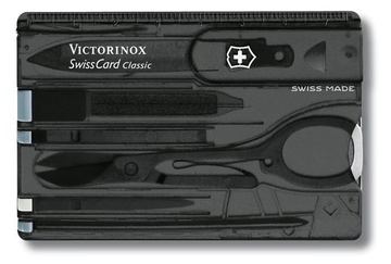 Victorinox SwissCard Classic - Schwarz - Transparent - ABS Synthetik - 82 mm - 4,5 mm - 26 g von LumaTech