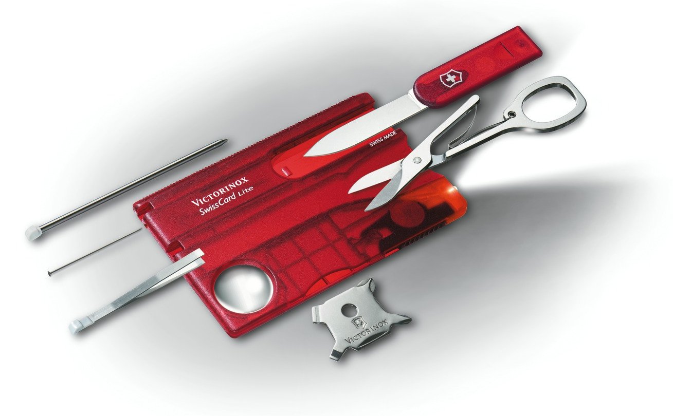 Victorinox SwissCard Lite - 54,5 x 82 x 4,5 mm - 69,5 g