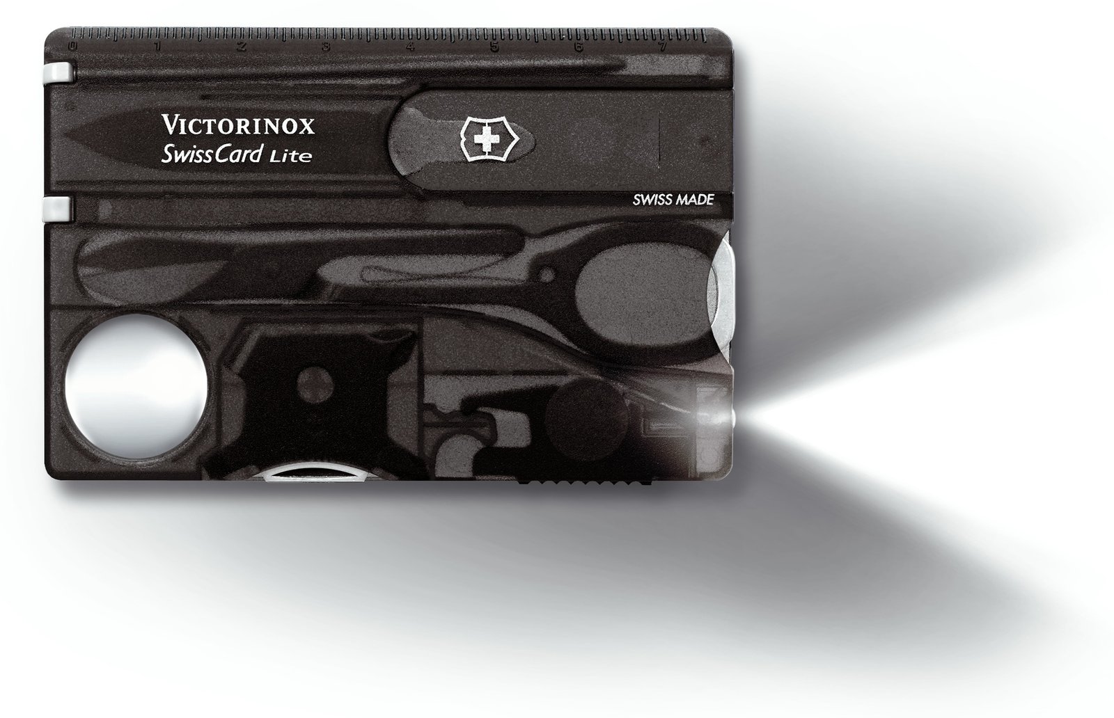 Victorinox SwissCard Lite Onyx - 54,5 x 82 x 4,5 mm - 69,5 g