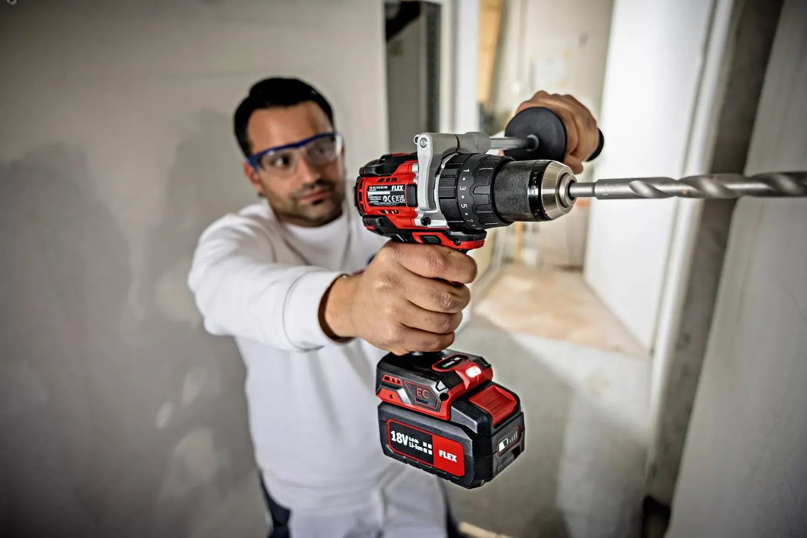 FLEX PD 2G 18.0-EC HD/5.0 Set Akku-Schlagbohrschrauber 2-Gang 18.0 V mit Turbo-Modus, Ansicht 4