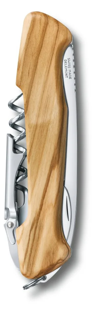 Victorinox Wine Master - Messer mit Feststellklinge - Multi-Tool-Messer - Clippunkt - Holz - Silber - 6 Werkzeug, Ansicht 4