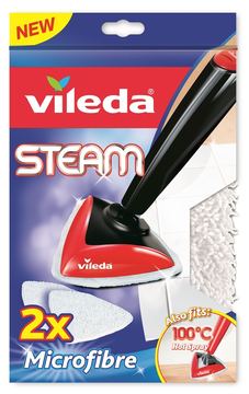 Vileda Mikrofaser-Pad - für Dampfreiniger (Packung mit 2) von LumaTech