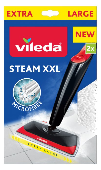 Vileda Steam XXL - Stoffauflagen - Weiß - Mikrofaser - 400 mm - 2 Stück(e)