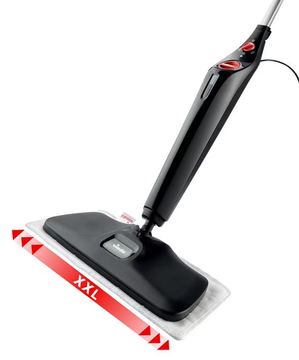 Vileda Steam XXL Plus - Tragbarer Dampfreiniger - 0,4 l - Schwarz - Drehregler - 0,4 l - 1550 W von LumaTech