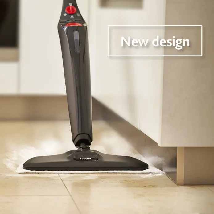 Vileda Steam XXL Plus - Tragbarer Dampfreiniger - 0,4 l - Schwarz - Drehregler - 0,4 l - 1550 W, Ansicht 3