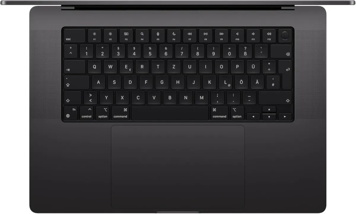 Apple 2024 MacBook Pro Laptop mit M4 Max Chip mit 14-Core CPU und 32-Core GPU: 16,2" Liquid Retina XDR Display, 36 GB gemeinsamer Arbeitsspeicher, 1 TB SSD Speicher; Space Schwarz — Bild 2