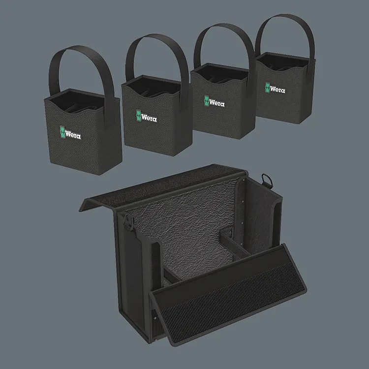Wera 05004357001 - Werkzeugkoffer - Schwarz - 480 mm - 185 mm - 350 mm - 2,97 kg, Ansicht 2