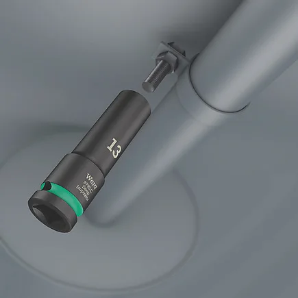 Wera 05004841001 - Steckschlüsselsatz - Schwarz - 11 Köpfe - 1/2 Zoll - Metrisch - 13,14,15,16,17,18,19,21,22,24,27 mm, Ansicht 3