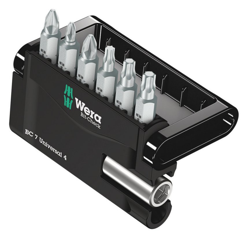 Wera 05135810001 - 6 Stück(e) - Phillips - PZ 1 - PZ 2 - 1x 1/4"x50 mm 1x PZ 1x25 mm 1x PZ 2x25 mm 1x PH 2x25 mm,…