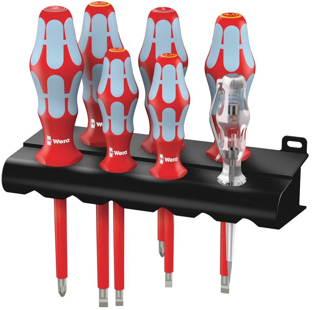 Wera 3160 i/7 - Screwdriver set - stainless and rack - 7 pieces