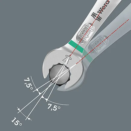 Wera 6003 Joker 15 Set 1 Ringmaulschlüssel-Satz, Ansicht 3