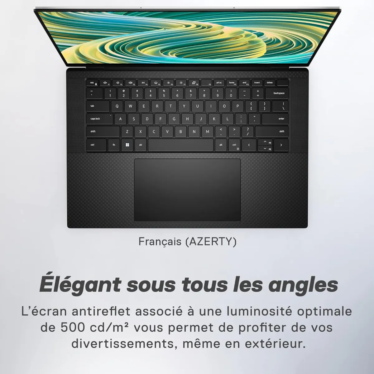 Dell XPS 15 9530 Laptop 15,6 Zoll OLED 3,5 K Touchscreen, Prozessor Intel Evo Core i7-13700H, NVIDIA GeForce RTX 4060 8 GB, RAM 16 GB, SSD 1 TB, Windows 11 Home, Tastatur mit Hintergrundbeleuchtung — Bild 2