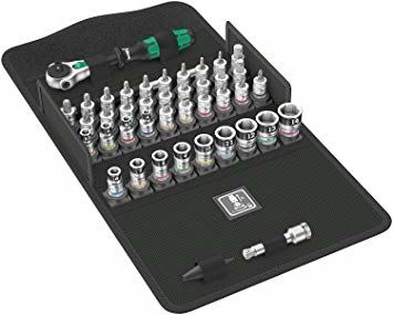 Wera 8100 SA All-in - Steckschlüssel-Set - 42 Stück(e) - Schwarz - Chrom - Grün - Ratschengriff - 1 Stück(e) - 1/4" von LumaTech