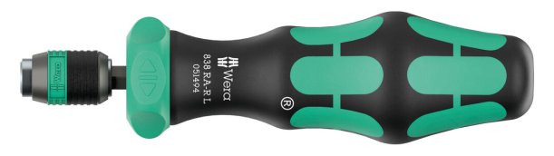 Wera 838 RA-R L Bits-Handhalter mit Ratsche 1/4