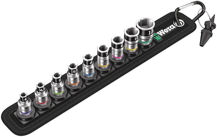 Wera A 1 Zyklop - Knarre - 10 Stücke - 1/4"