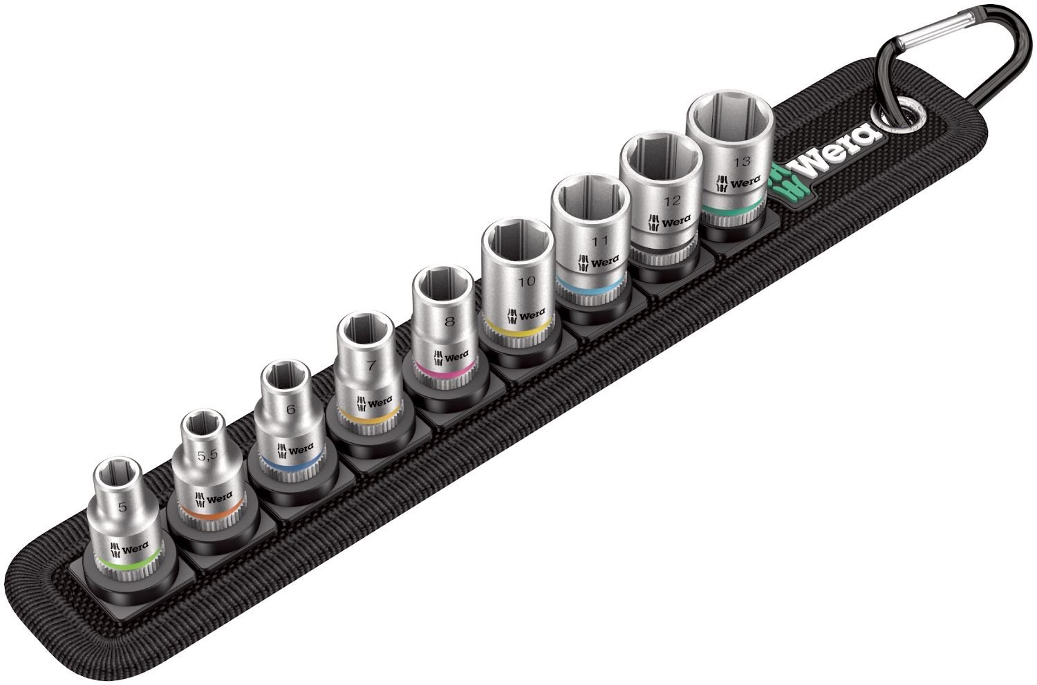 Wera Belt A 4 Zyklop - Knarre - 9 Stücke - 1/4"