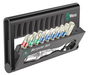 Wera Bicycle Set 9 - Handhalter mit Bitset - 10 Stücke von LumaTech