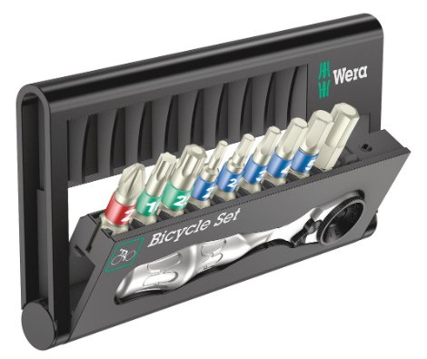 Wera Bicycle Set 9 - Handhalter mit Bitset - 10 Stücke