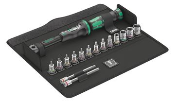 Wera Bicycle Set Torque 1 - Drehmomentschlüssel mit Ratschenfunktion und Bit- sowie Steckschlüsselsatz von LumaTech