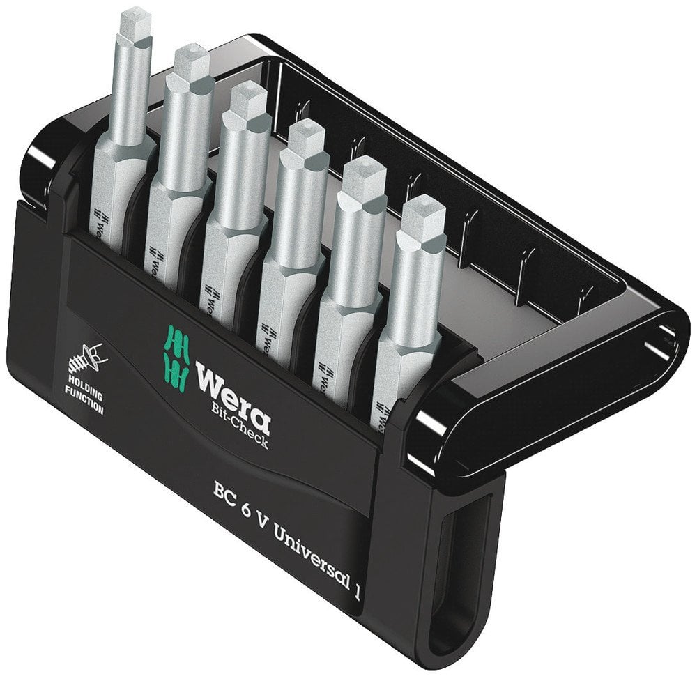Wera Bit-Check - 6 Stück(e) - Quadratisch - 1 - 2 - 3 - 1x # 1x50 mm 3x # 2x50 mm 2x # 3x50 mm