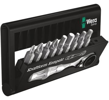 Wera Bit-Check 10 Zyklop Mini 1 - Knarrenschraubendreher mit Bit-Satz von LumaTech